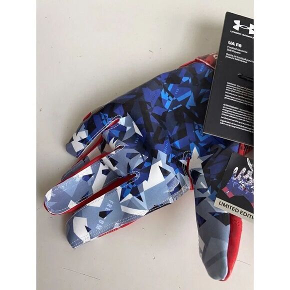 Under Armour F8 Novelty Football Gloves Freedom Limited Edition Men’s Sz XL NEW - Picture 5 of 11